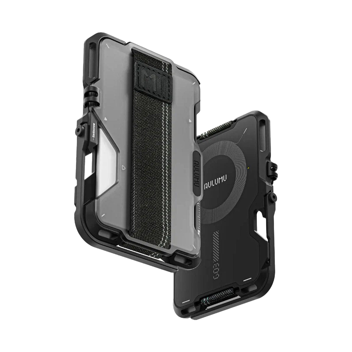 Aulumu G03 Multi-Tool Magnetic Metal Wallet Frosted Cover MagSafe