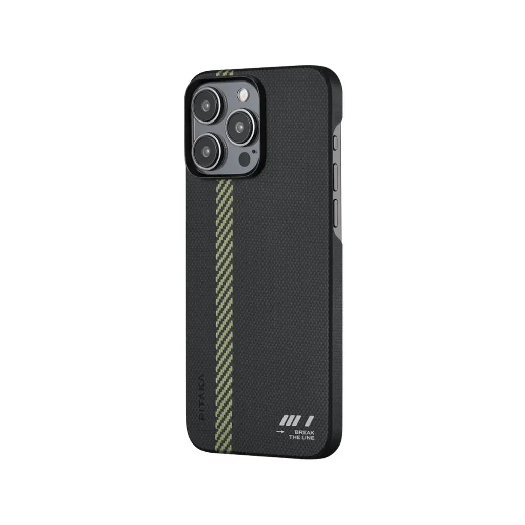 Pitaka Tactile Woven Case for iPhone 15 Series - Break The Line