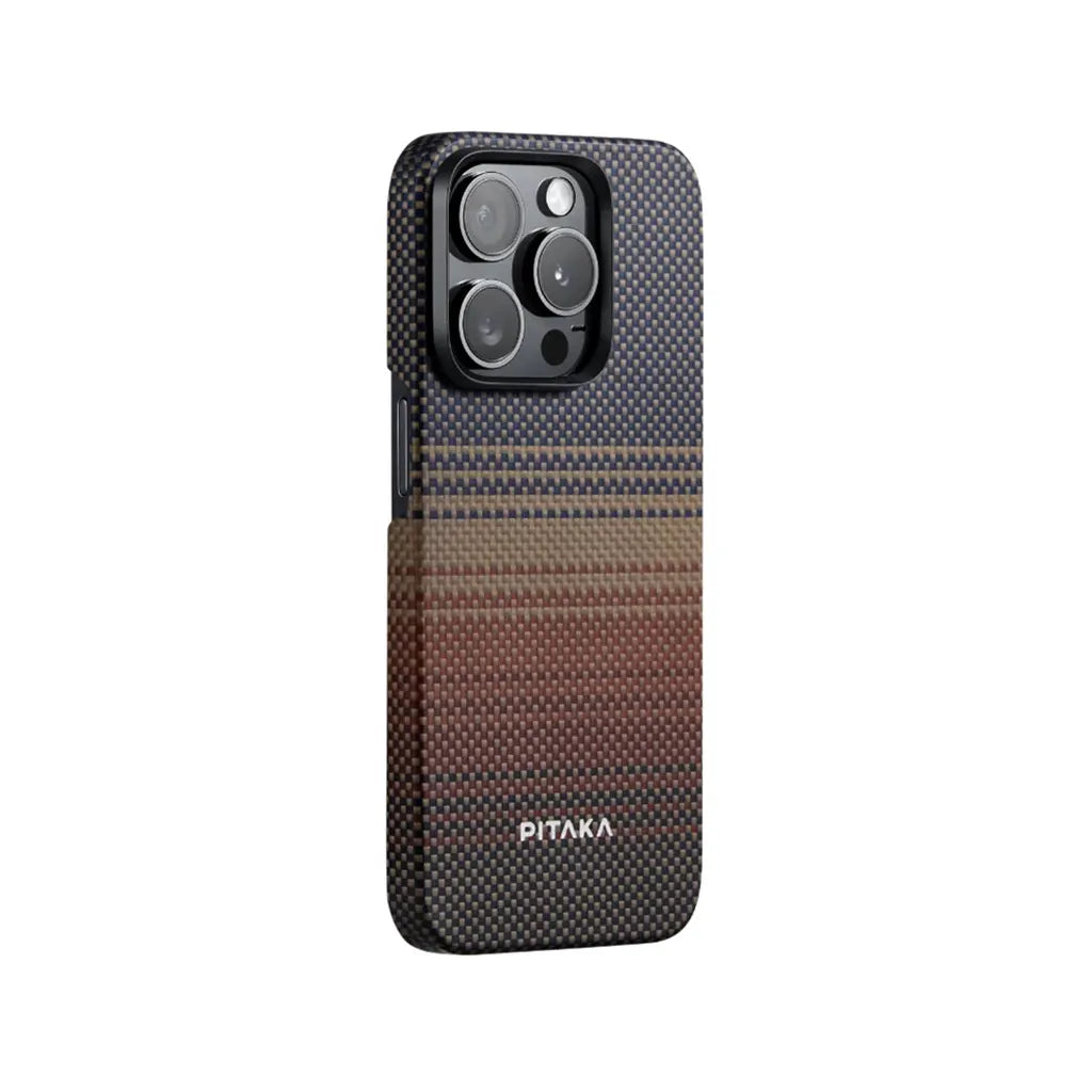 Pitaka Tactile Woven Case for iPhone 15 Series - Sunset