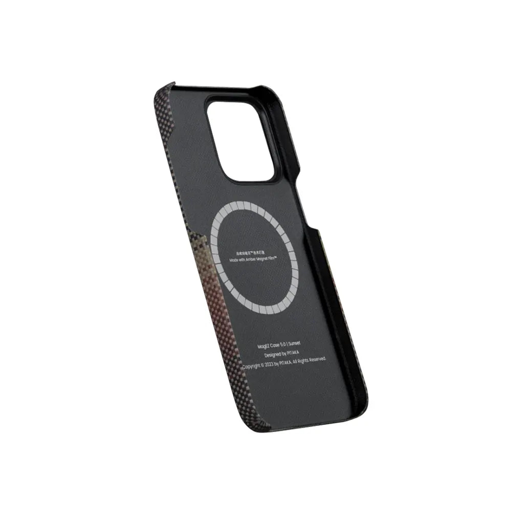 Pitaka Tactile Woven Case for iPhone 15 Series - Sunset