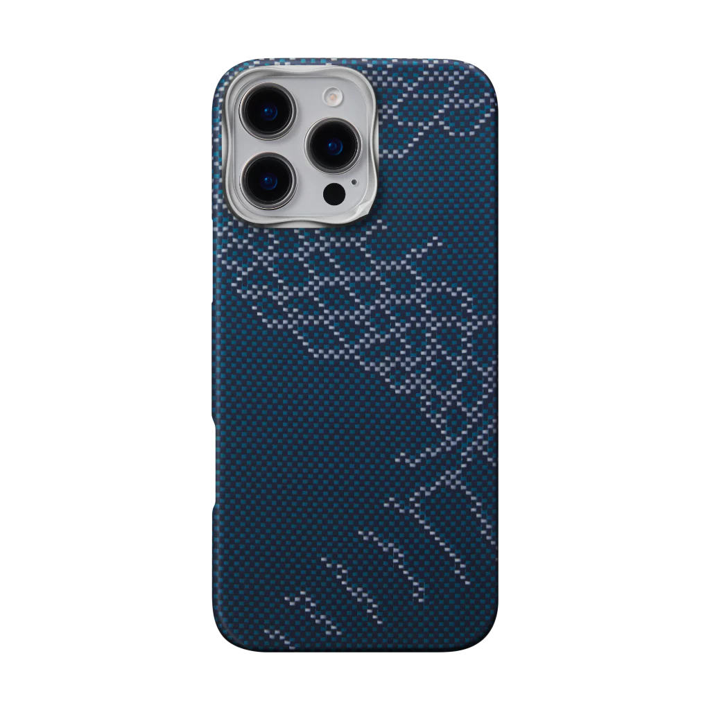 Pitaka Snake Ridge Case for iPhone 16 Series -Blue