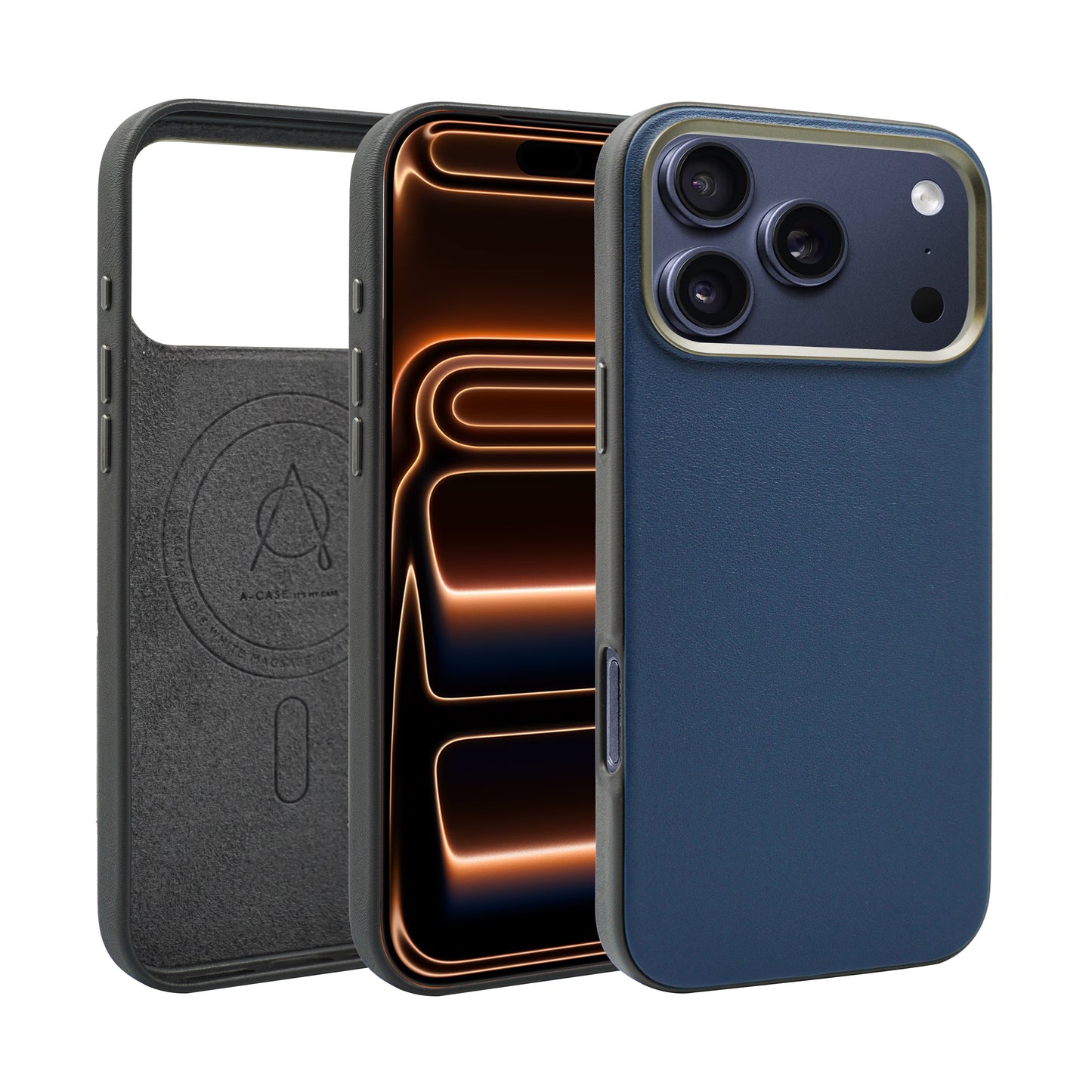 Kilyos Vegan Leather Case For iPhone 17 Series - Black