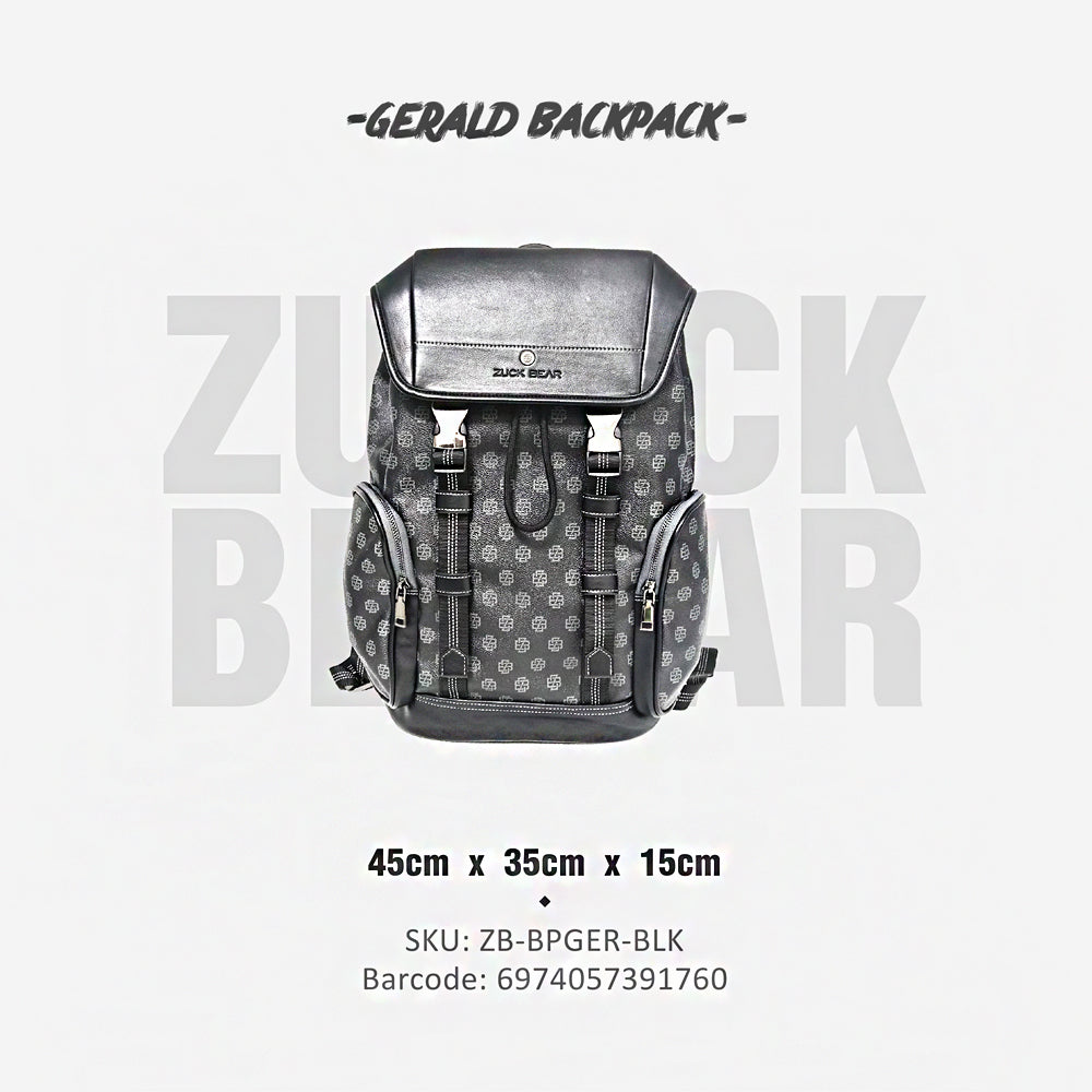 Zuckbear Gerald Stylish Backpack Made of Genuine Leather