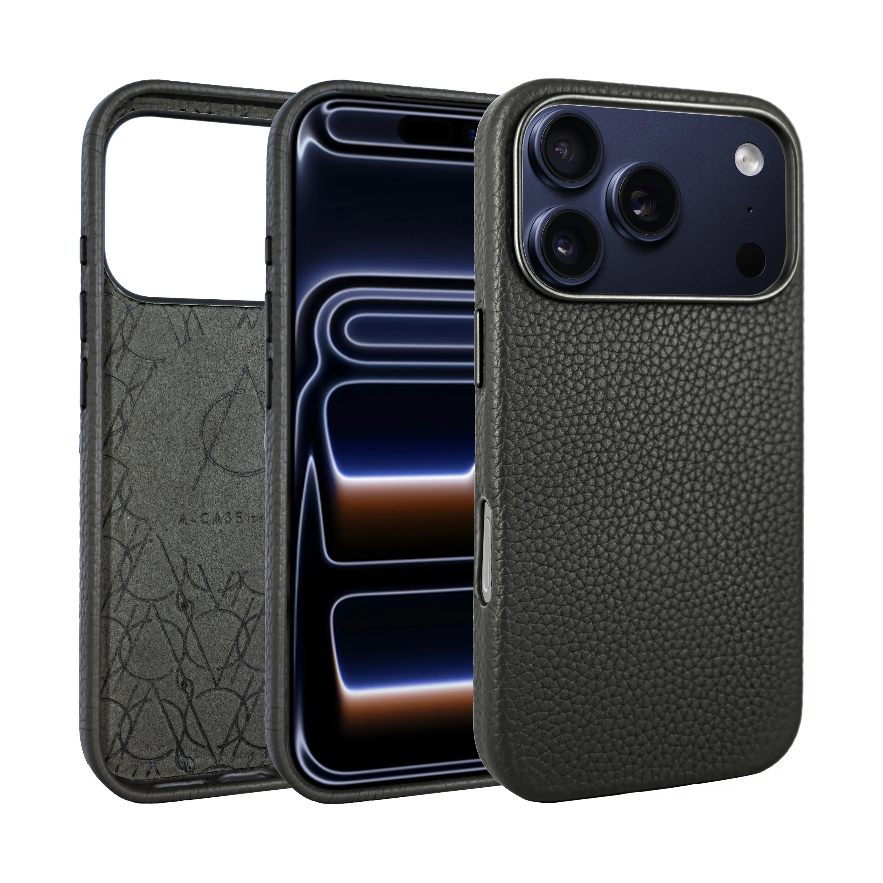 A-Case Genuine Leather Case for iPhone 17 Pro Max - Amur