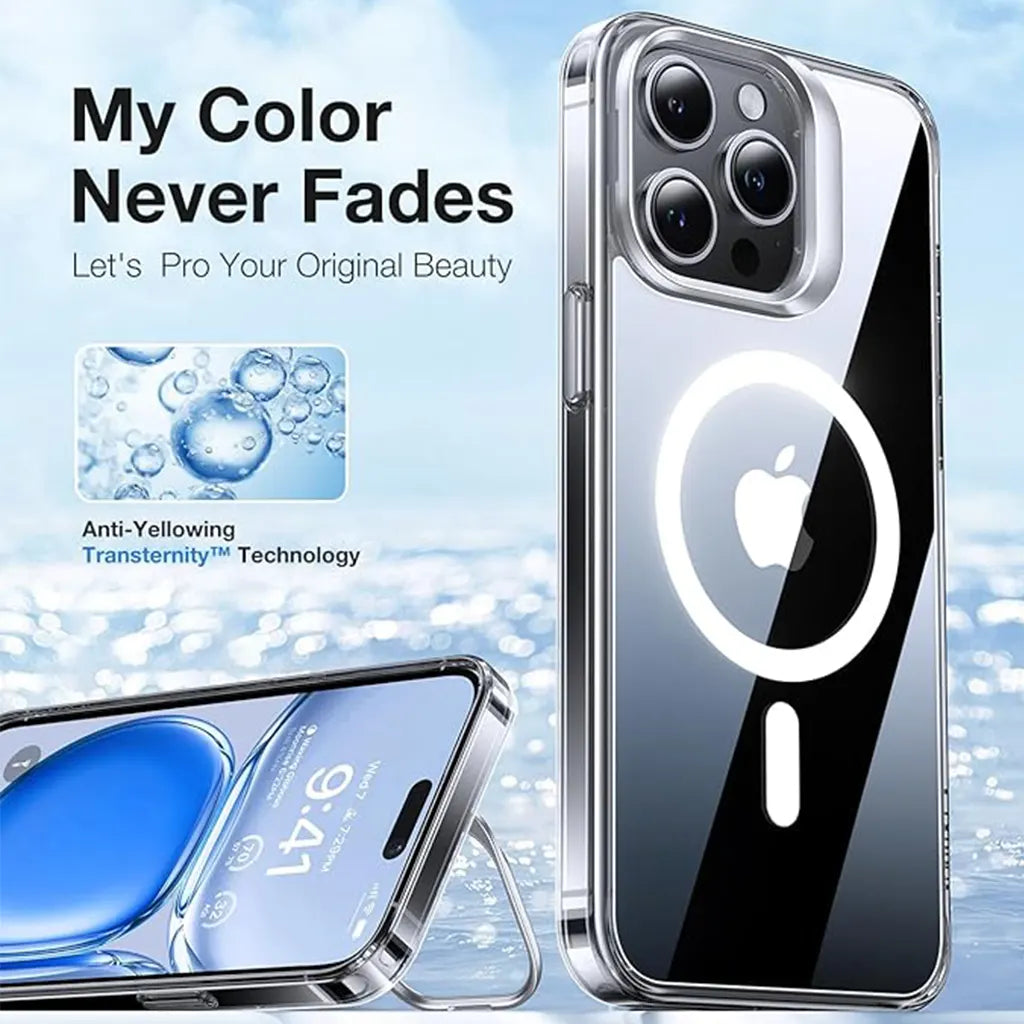 Magnetic iPhone 15 Pro Case -Clear