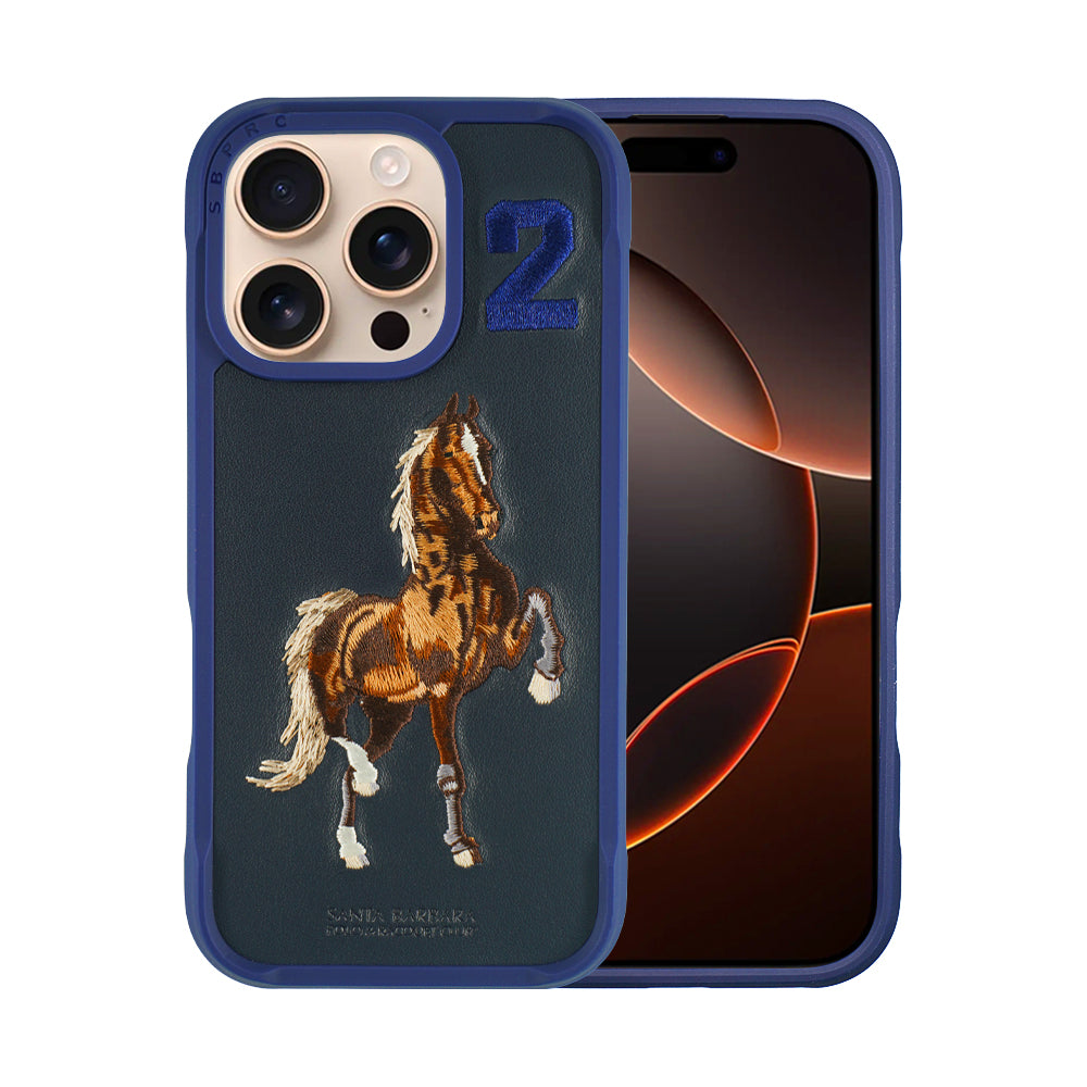 Santa Barbara Polo & Racquet Club Boris Series Case for iPhone 16 Series - Blue
