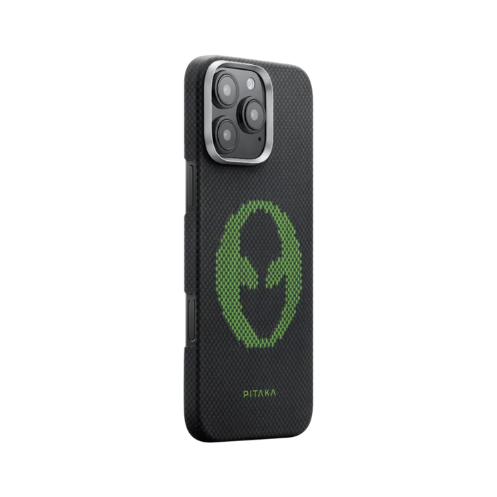 Aries Collaborative Luminous Case Tactile Woven Case for iPhone 16 Series - Alien