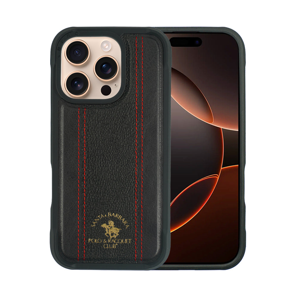 Santa Barbara Polo & Racquet Club Barton Series Case for iPhone 16 Series - Black