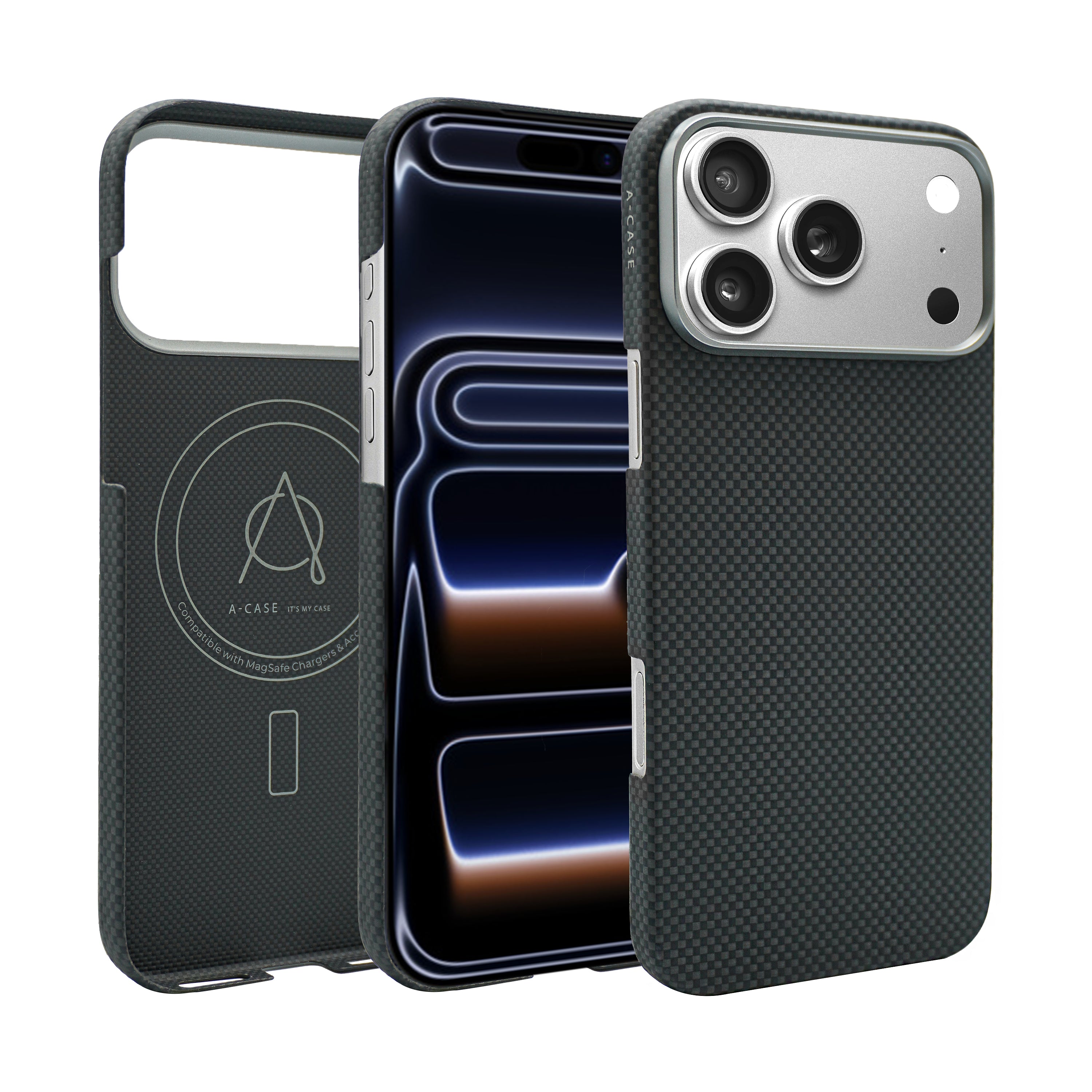 A-Case Aramid Fiber Case For iPhone 17 Pro - Desen