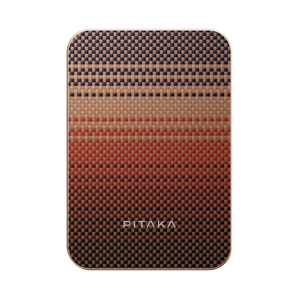 Pitaka Aramid Fiber Magnetic Power Bank - Black/Gray