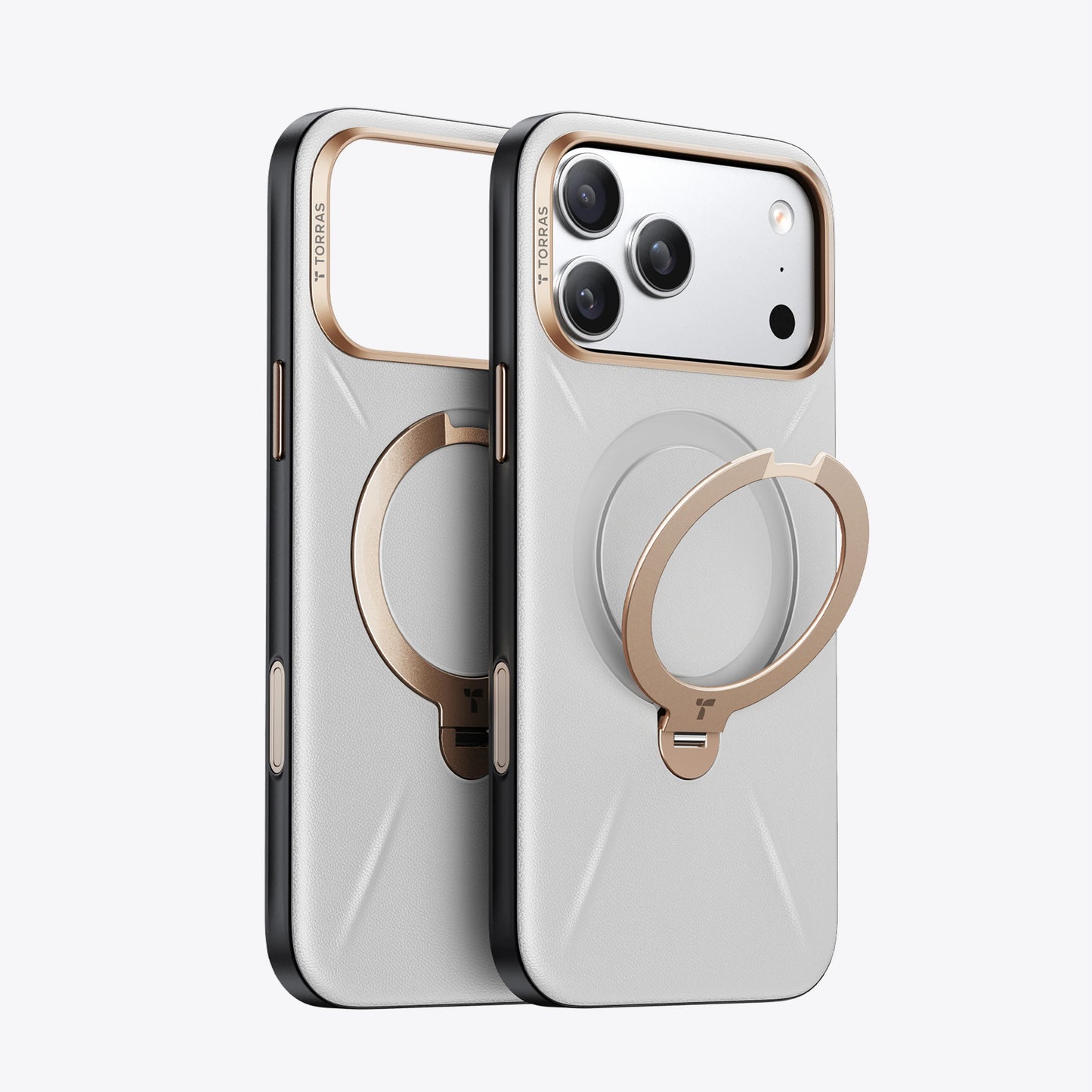 Torras Ostand Q3 VegSkin for iPhone 17 Series - Gray