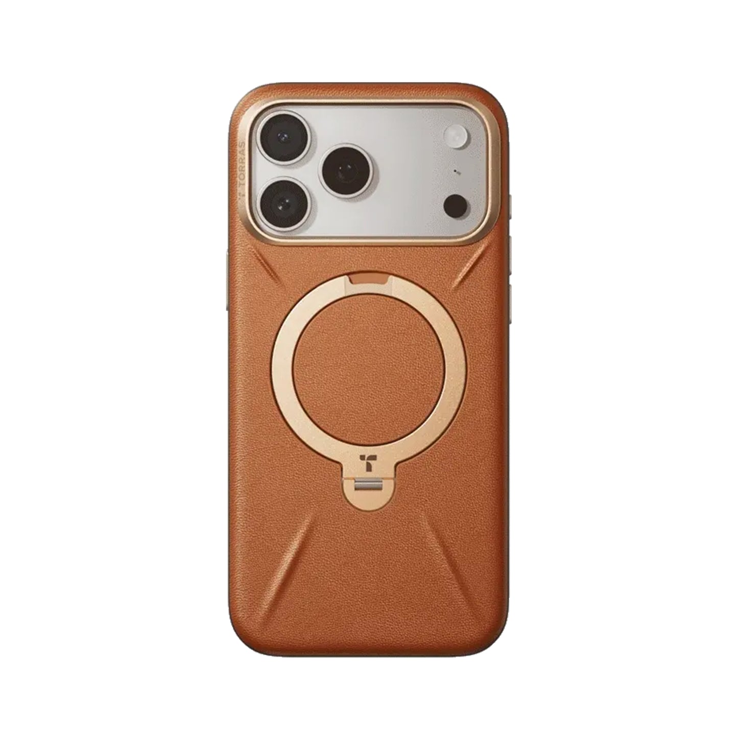 Torras Ostand Q3 VegSkin for iPhone 17 Series - Brown