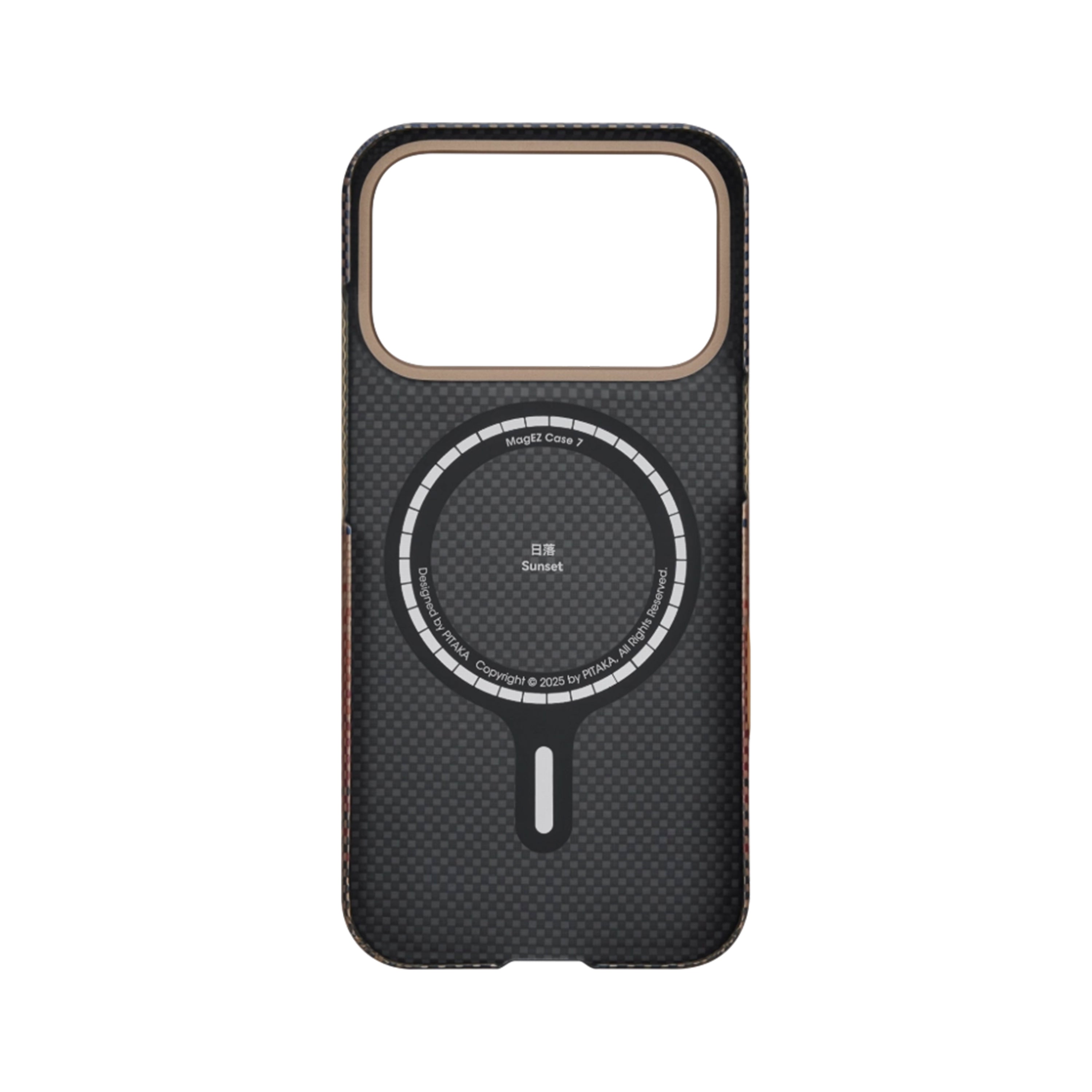 Pitaka Ultra-Slim Case With PitaTap Camera Control for iPhone 17 Series - Sunset