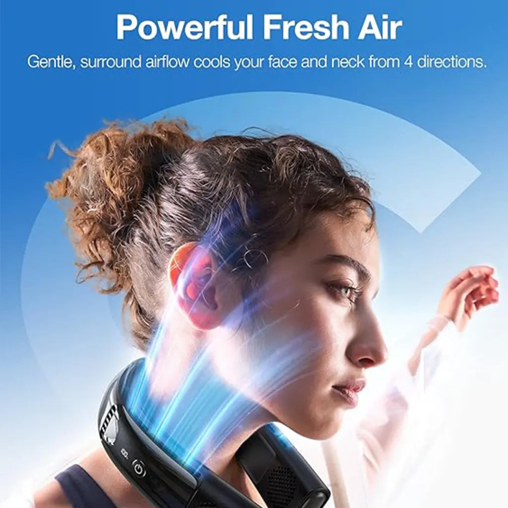 COOLIFY 2S Neck Air Conditioner -Black