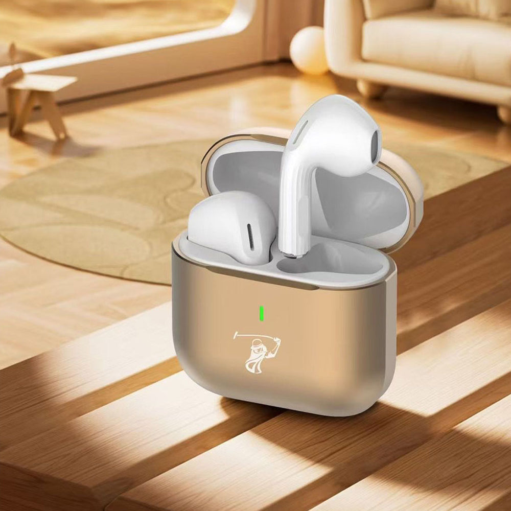 Santa Barbara Polo & Racquet Club Aldrich Noise Cancelling Wireless Earbuds - Gold