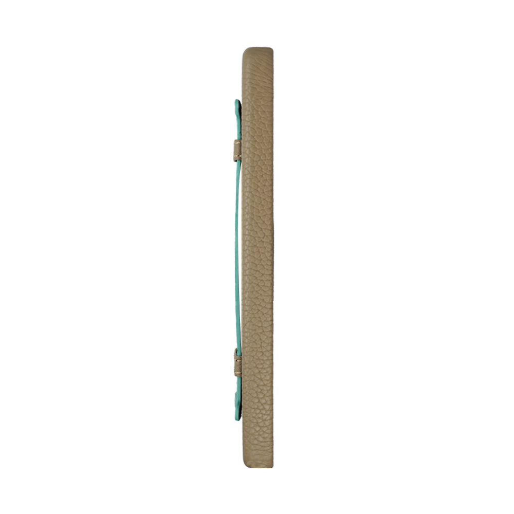 Amur Pro Leather Case For S25 Ultra - Gray/Tiffany