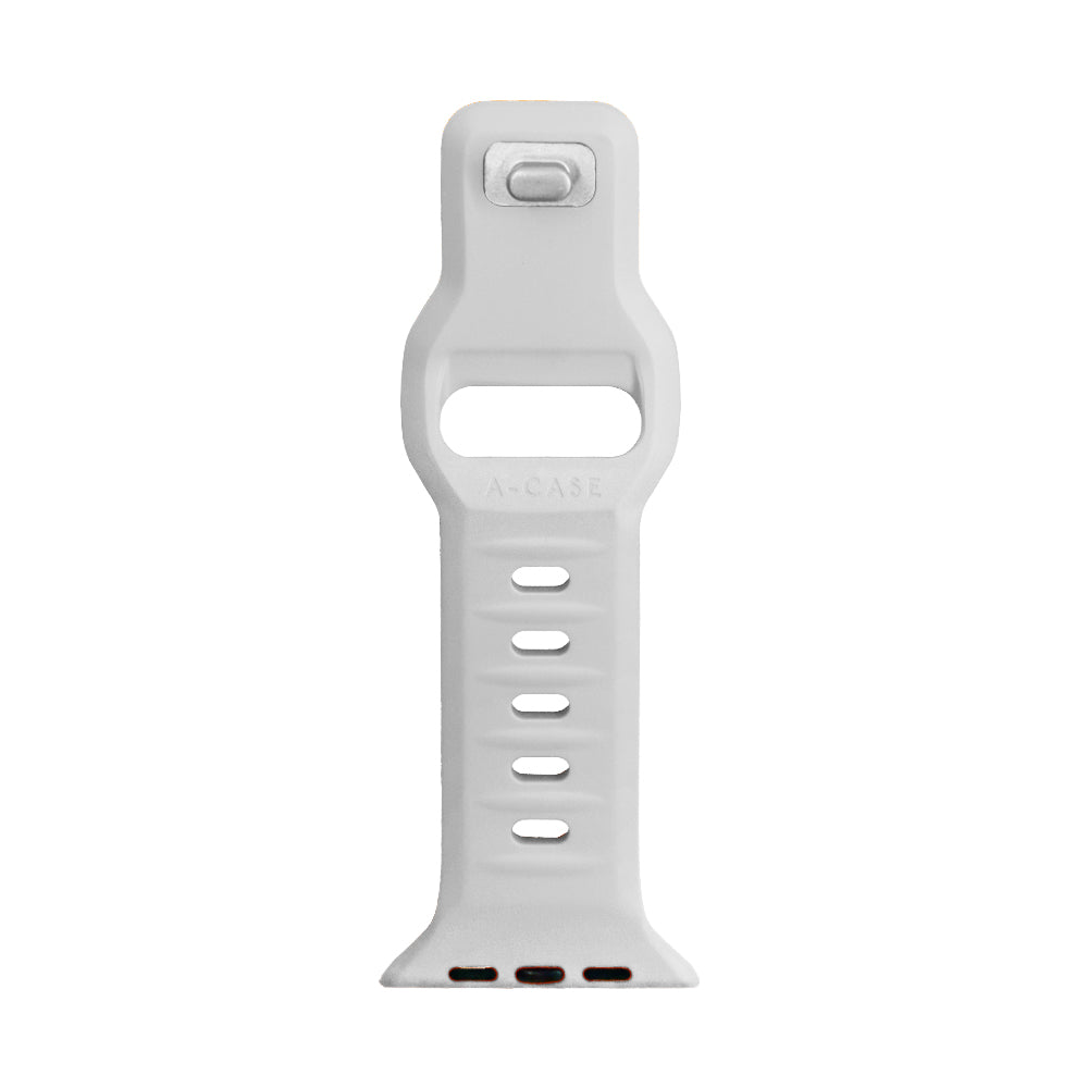 Amasra Apple Watch Silicone Band-white