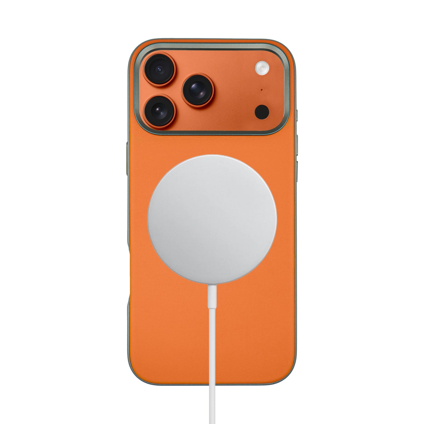 Kilyos Vegan Leather Case For iPhone 17 Series - Orange