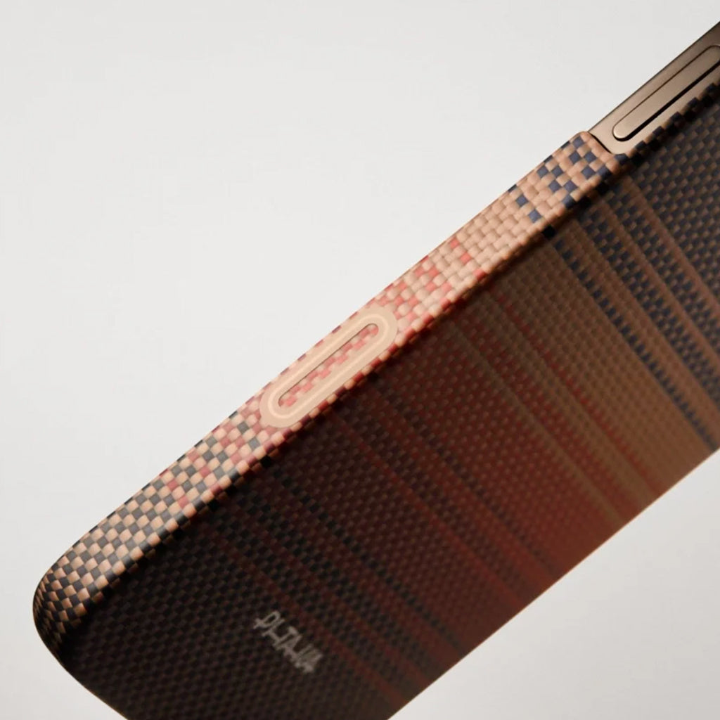 Pitaka Tactile Woven Case With PitaTap Camera Control for iPhone 16 Series - Sunset