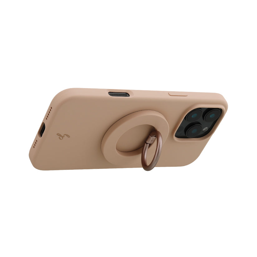 Le Prius Magsafe Magnetic Grip Holder With Adjustable Kickstand - Gold