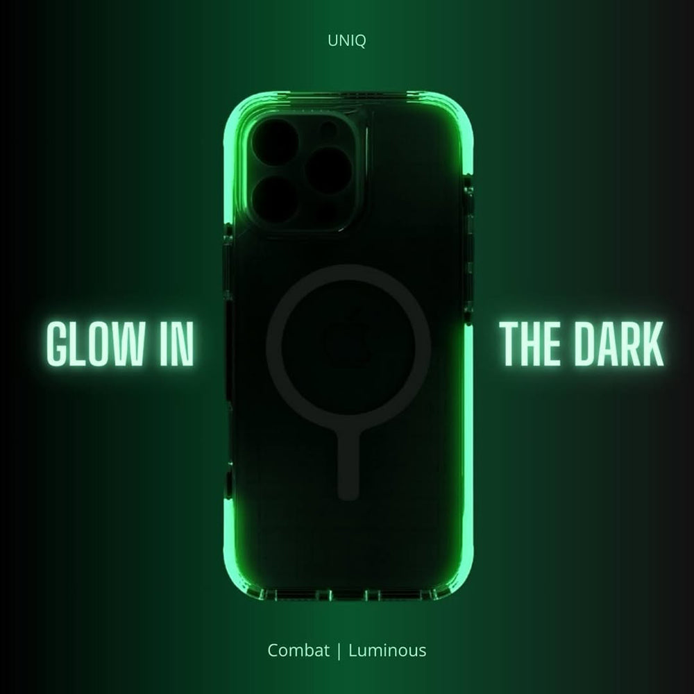 Uniq Combat Luminous Triple-Layered Protective Case for iPhone 16 Series-Clear