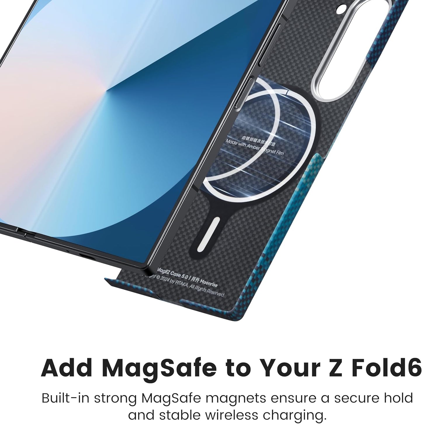 Pitaka Tactile Woven Case for Samsung Z Fold 6 - Moonrise