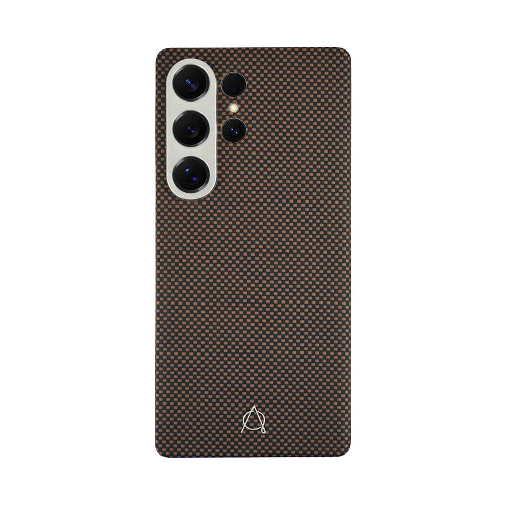 A-Case Desen Aramid Fiber Case for Galaxy S25 Ultra - Brown