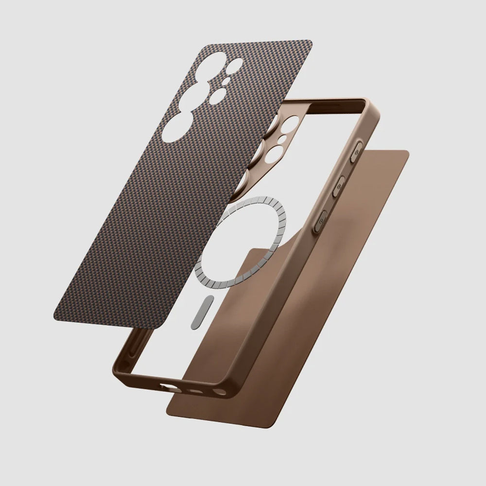 Pitaka PinButton Case for Samsung Galaxy S25 Ultra - Gold