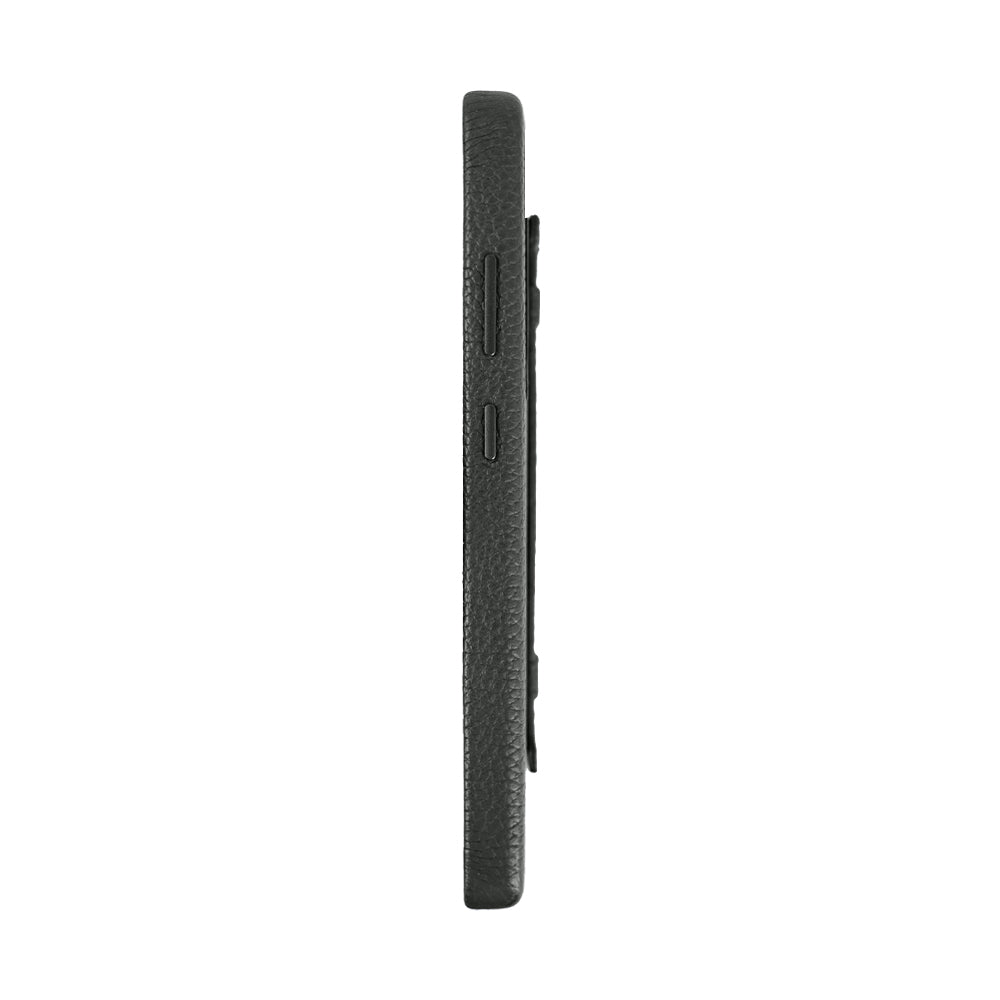 Amur Pro Leather Case For S25 Ultra - Black/BlackSnake