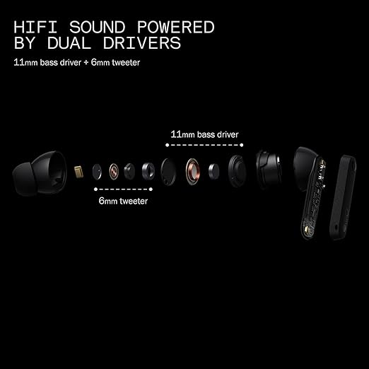 CMF Buds Pro 2 Wireless Earbuds with ChatGPT Integration-Dark Gray