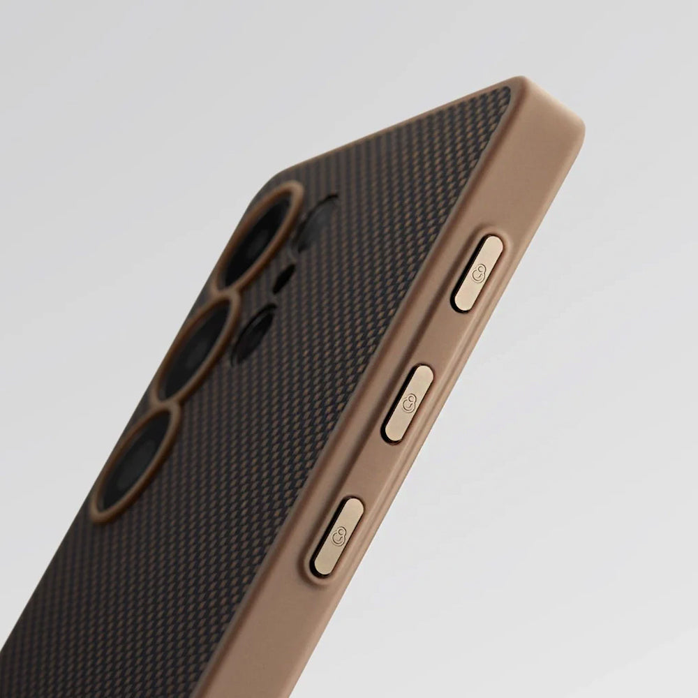 Pitaka PinButton Case for Samsung Galaxy S25 Ultra - Gold