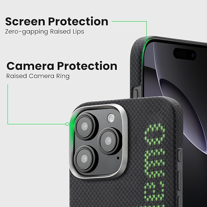 Aries Collaborative Luminous Case Tactile Woven Case for iPhone 16 Series - No Problemo