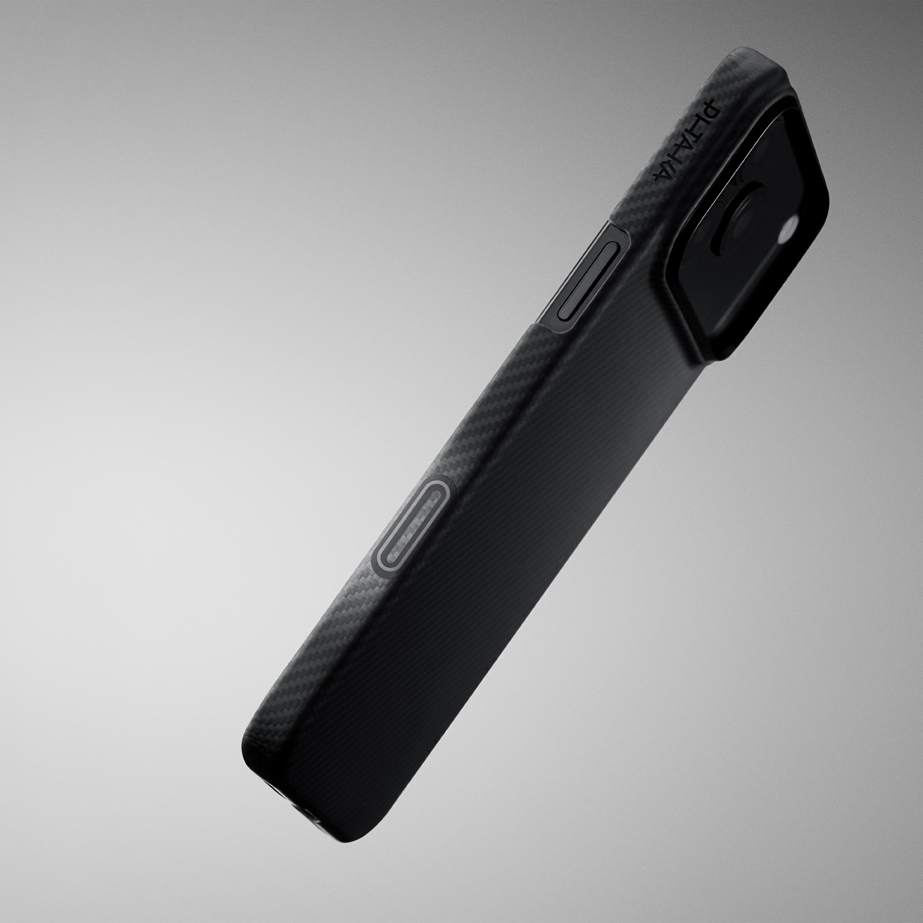 Pitaka Ultra-Slim Case With PitaTap Camera Control for iPhone 17 Series - Black/Gray