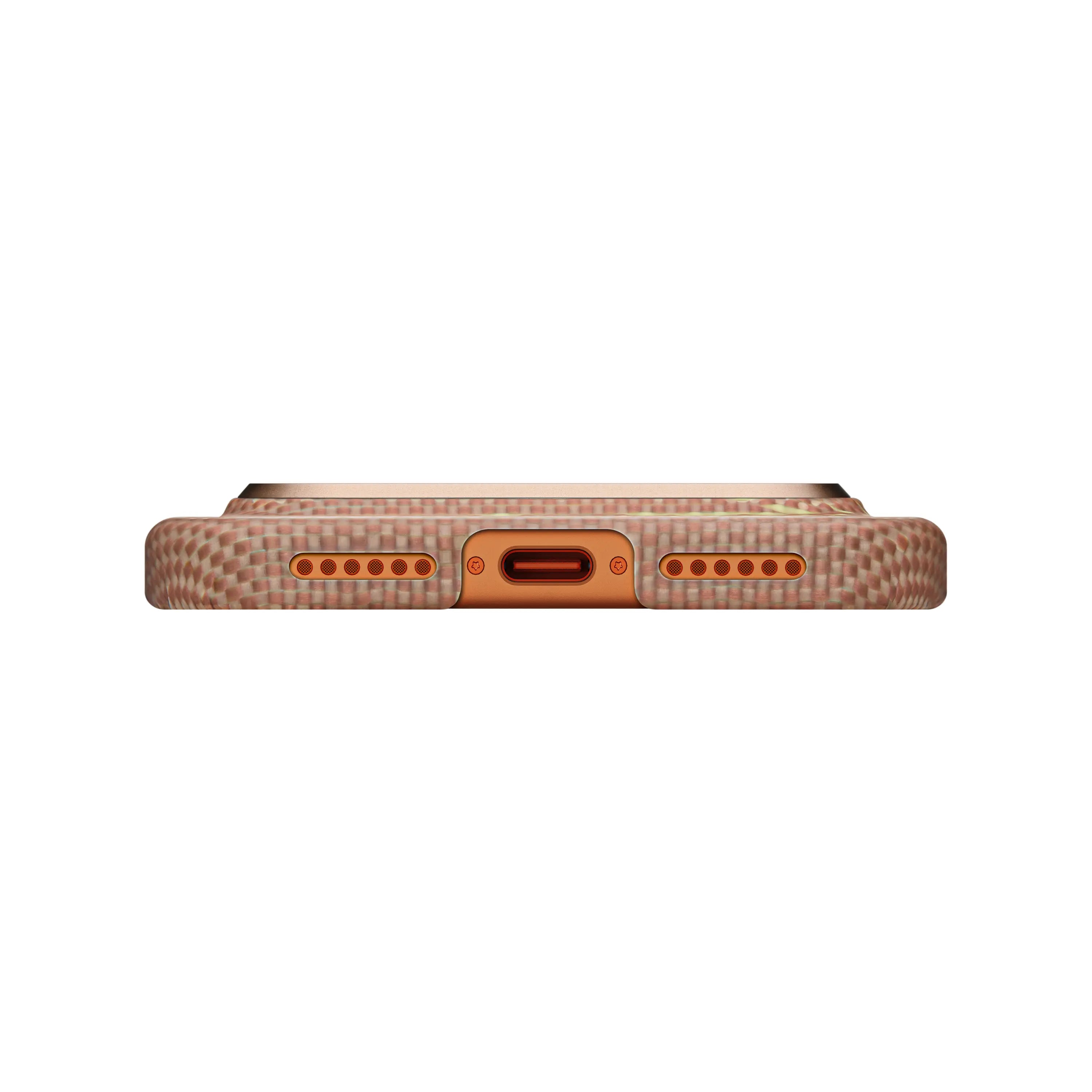 Pitaka Aramid Ultra-Slim Case With PitaTap for iPhone 17 Pro Max - Golden Glint