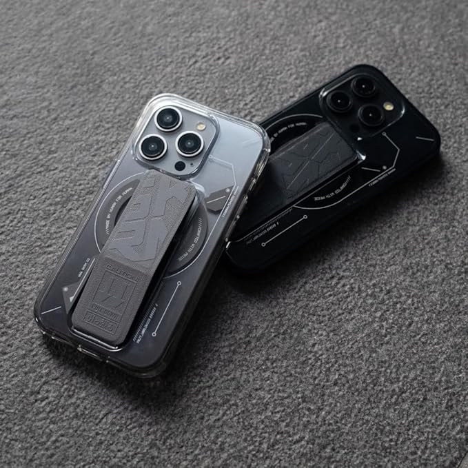 Skinarma HELIO Mag-Charge iPhone 16 Series with Grip Stand - Gold