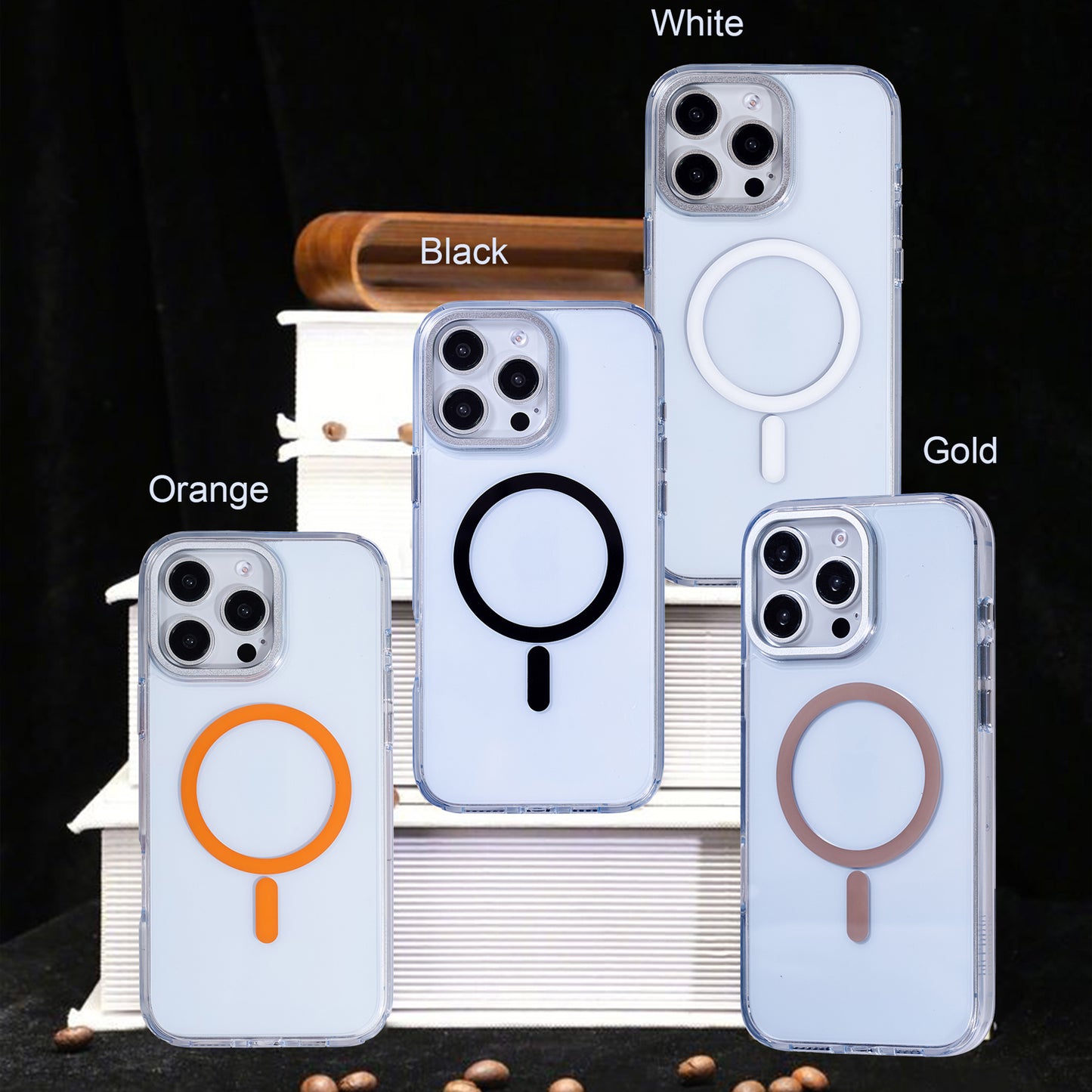 Le Prius Bali Clear Case For iPhone 16 Series - White