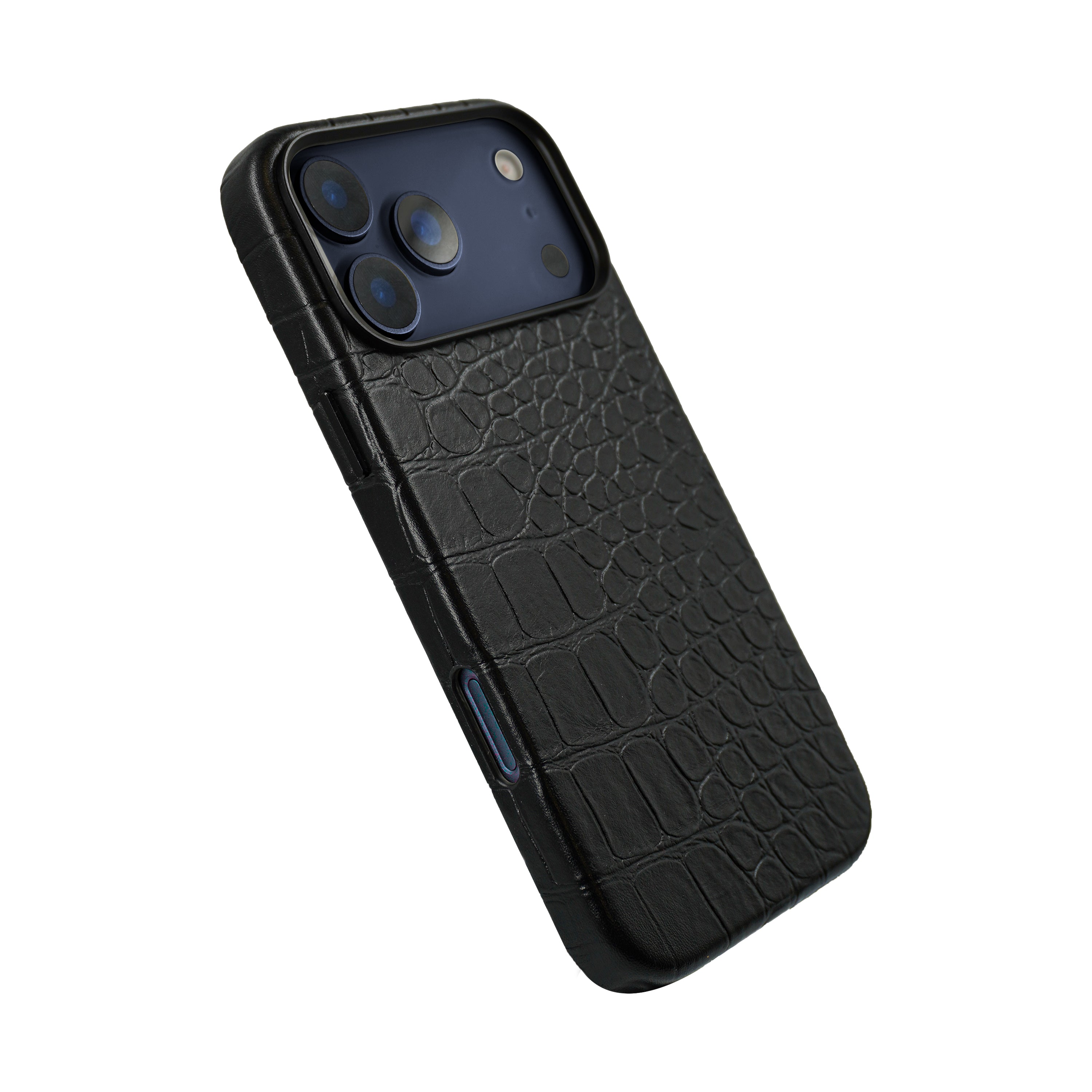 A-Case Genuine Leather Case for iPhone 17 Pro Max With Crocodile Pattern - Javan