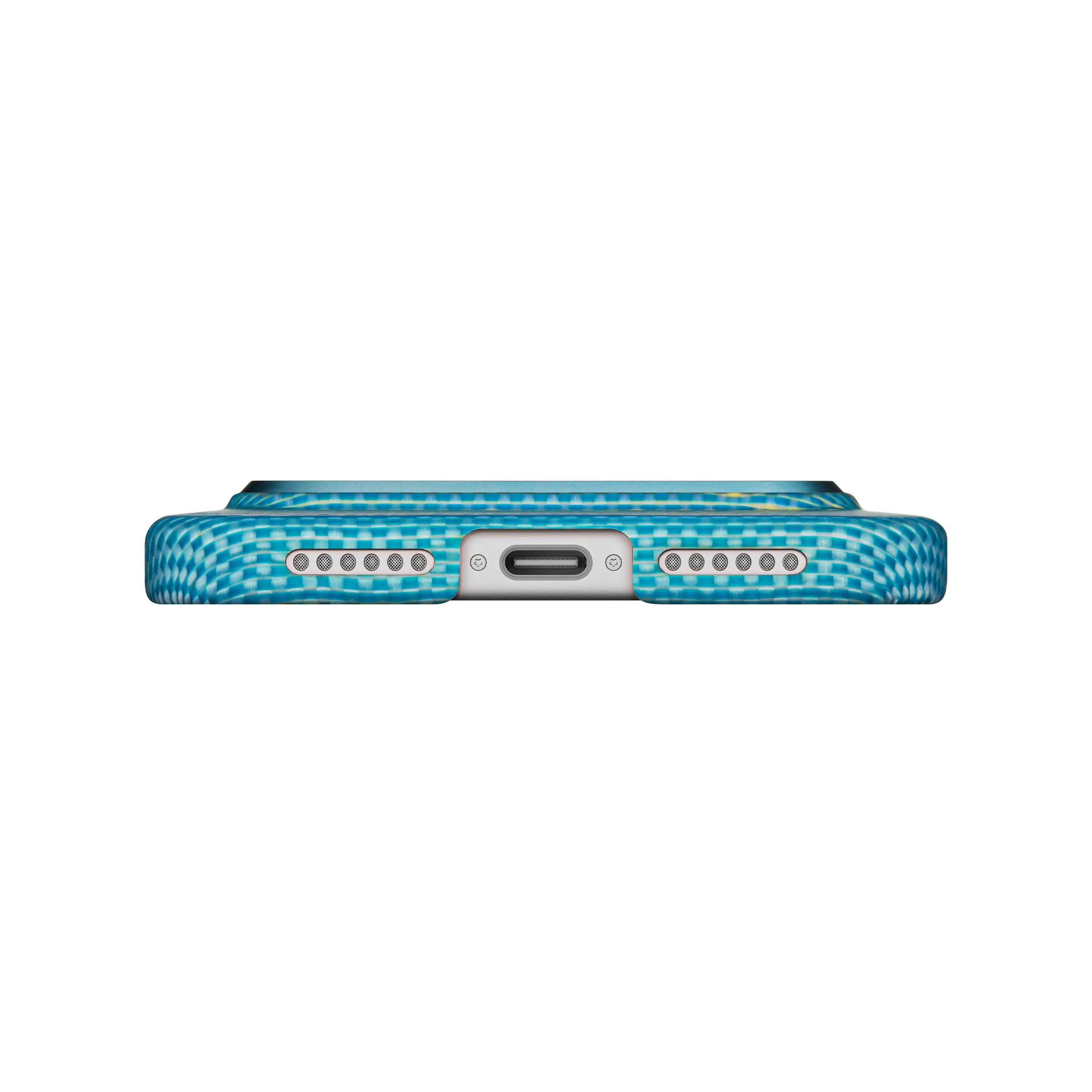Pitaka Aramid Ultra-Slim Case With PitaTap for iPhone 17 Pro Max - Lucid Blue
