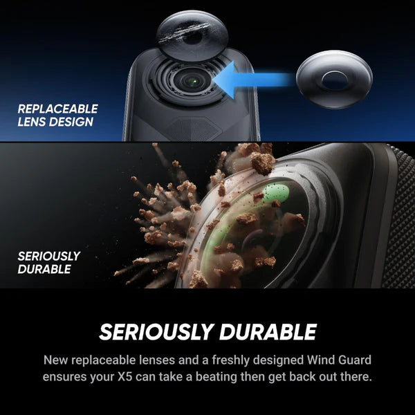 insta360 X5 Action Camera Waterproof