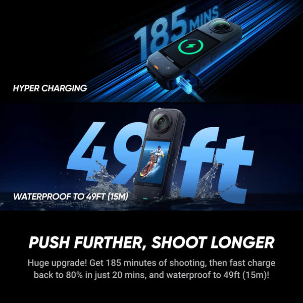 insta360 X5 Action Camera Waterproof