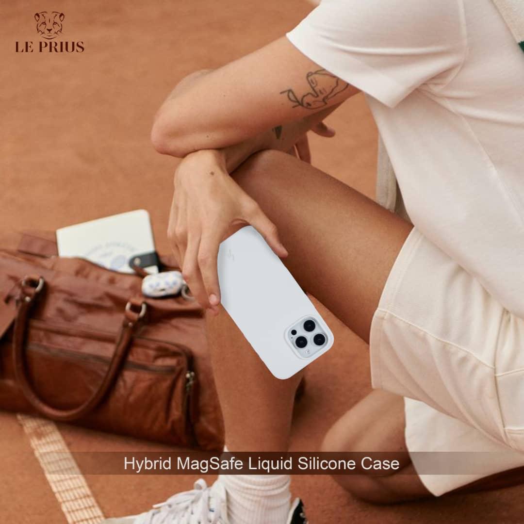 Le Prius Shiva Silicone Case For iPhone 16 Series - White
