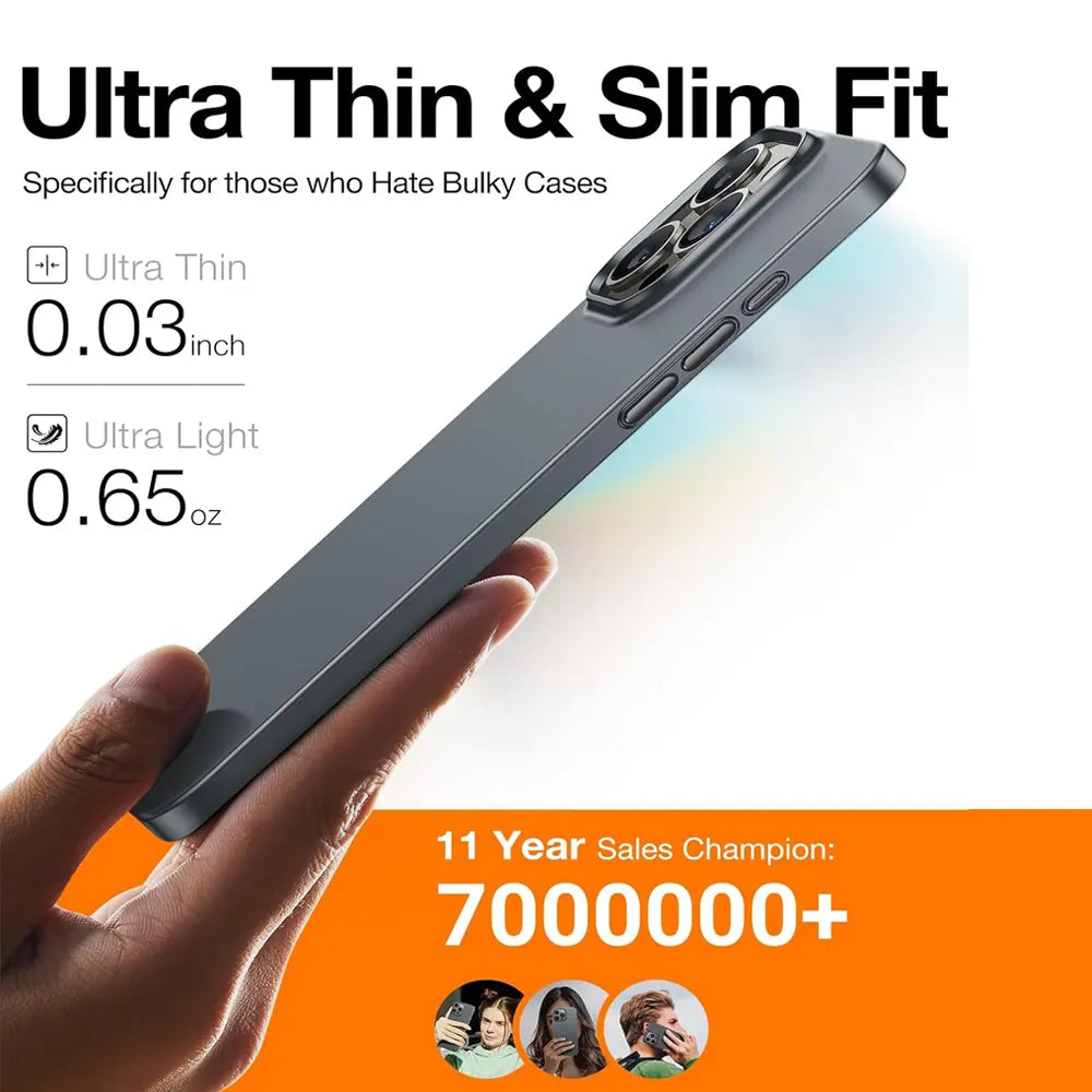 Originfit Series For iPhone 15 Pro Max - Gray