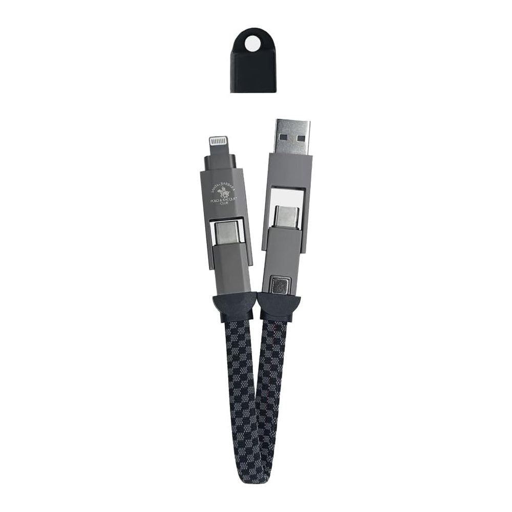 Santa Barbara Polo & Racquet Club Miles Fast Charger Cable 4 in 1