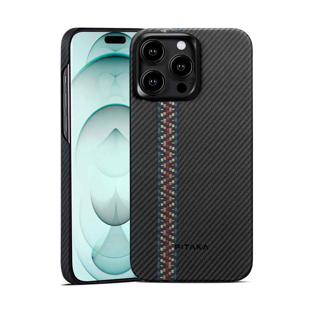 Pitaka Tactile Woven Case for iPhone 15 Series - Rhapsody