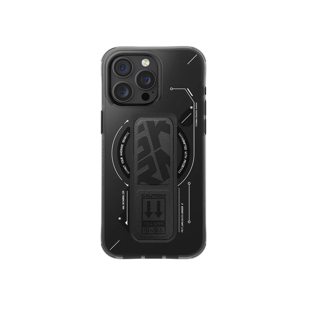 Skinarma HELIO Mag-Charge iPhone 16 Series with Grip Stand - Gold