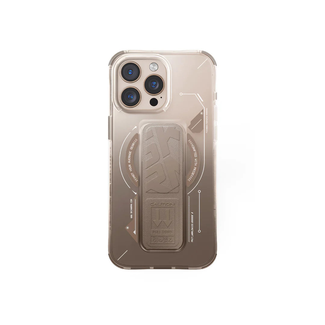 Skinarma HELIO Mag-Charge iPhone 16 Series with Grip Stand - Black