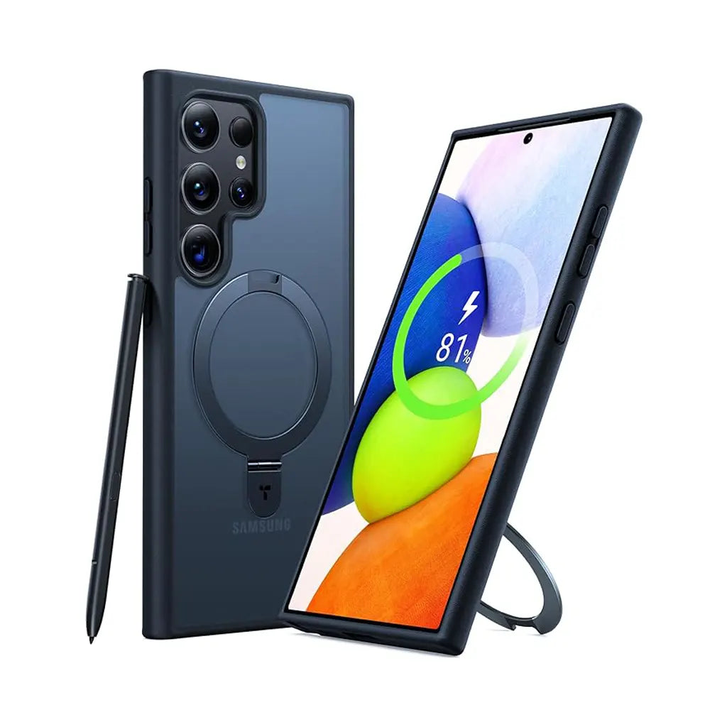 Magnetic Ostand Ring Case