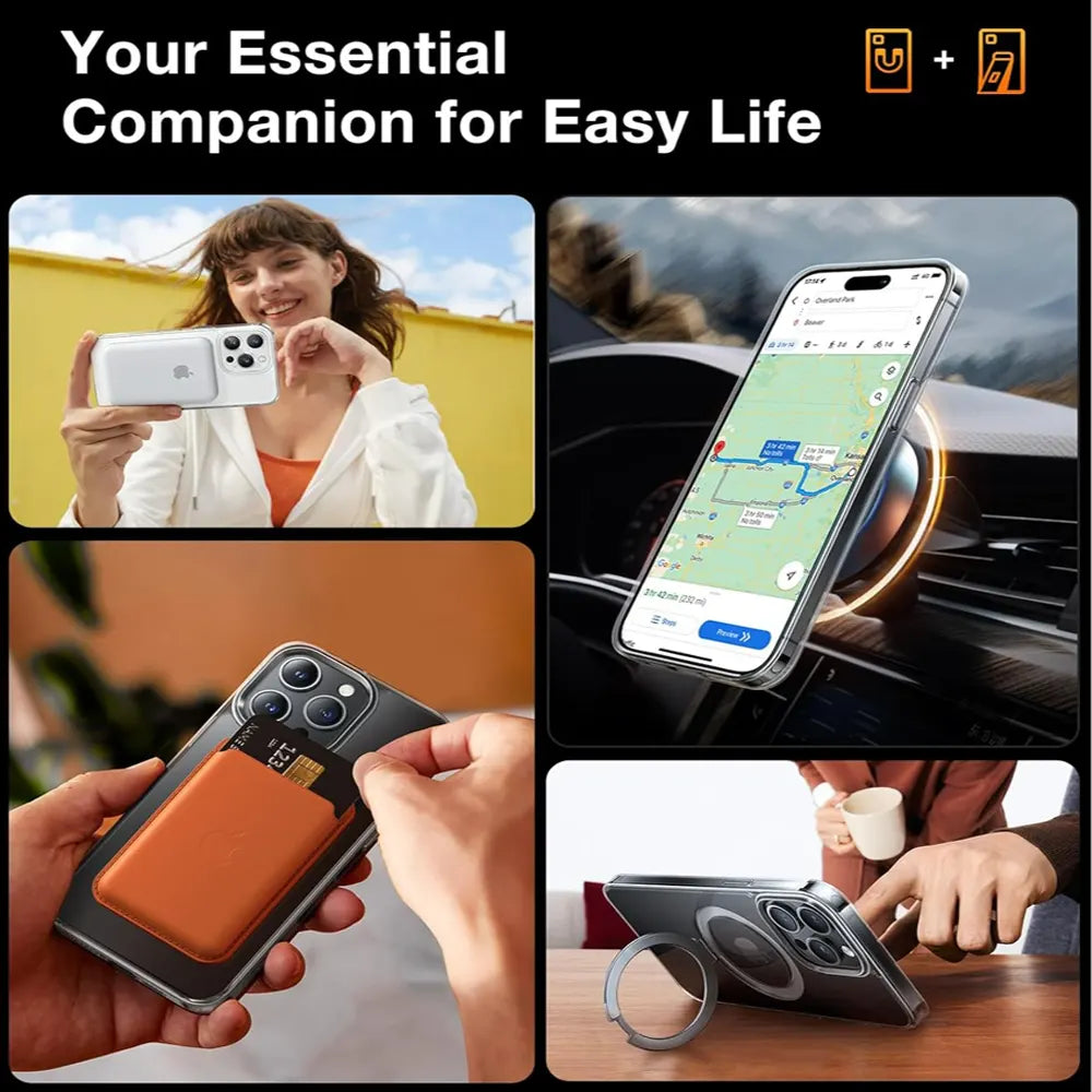 Upro Ostand Pro Series For iPhone 15 Pro Max - Clear
