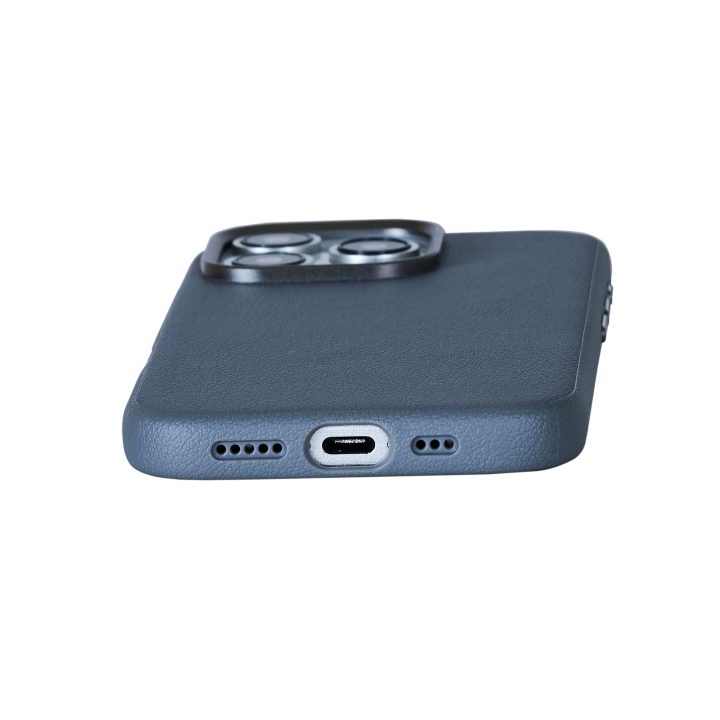 Le Prius Birman TPU Leather Case For iPhone 16 Series - Gray