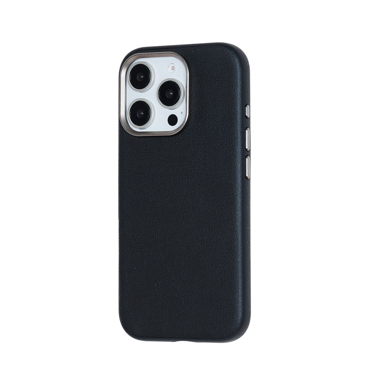 Le Prius Birman TPU Leather Case For iPhone 16 Series - Black